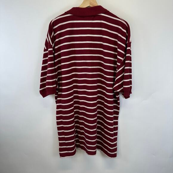 Ralph Lauren Red And White Stripe Short Sleeve Polo Mens Size 3X - Picture 6 of 11